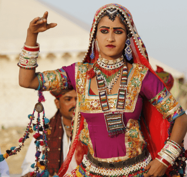 Bikaner Camel Safari with Dance & Dinner Raisar Desert Camp